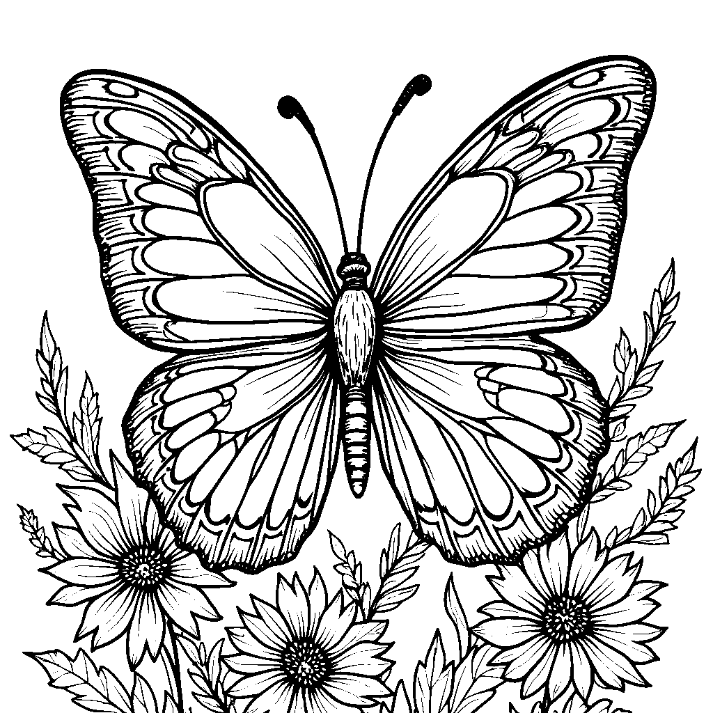 A butterfly with a musical note on its wing