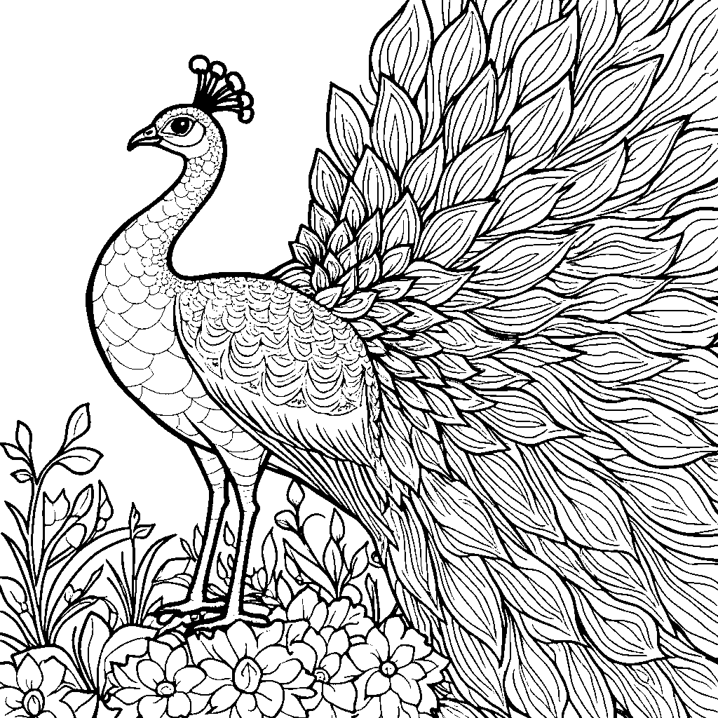 A Rainbow of Wonder: The Majestic Peacock