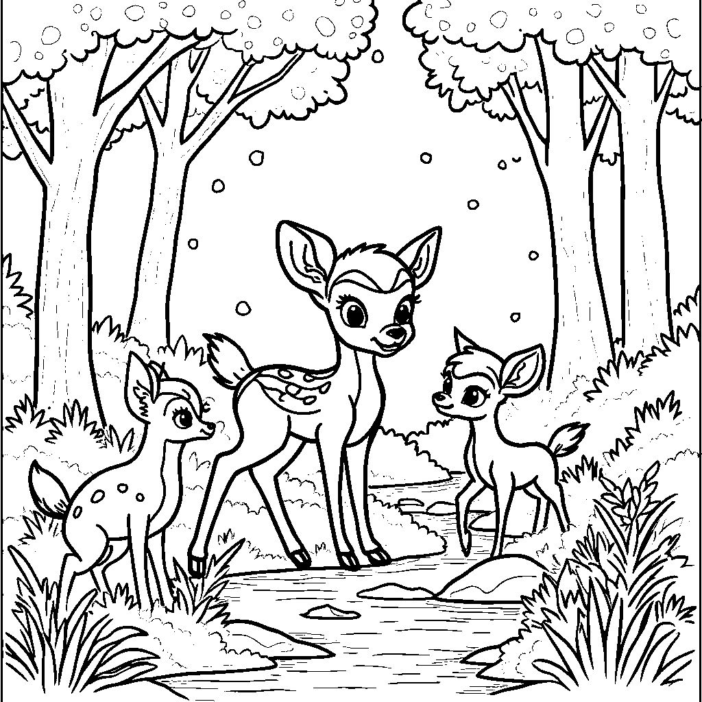 Bambi's Forest Friends