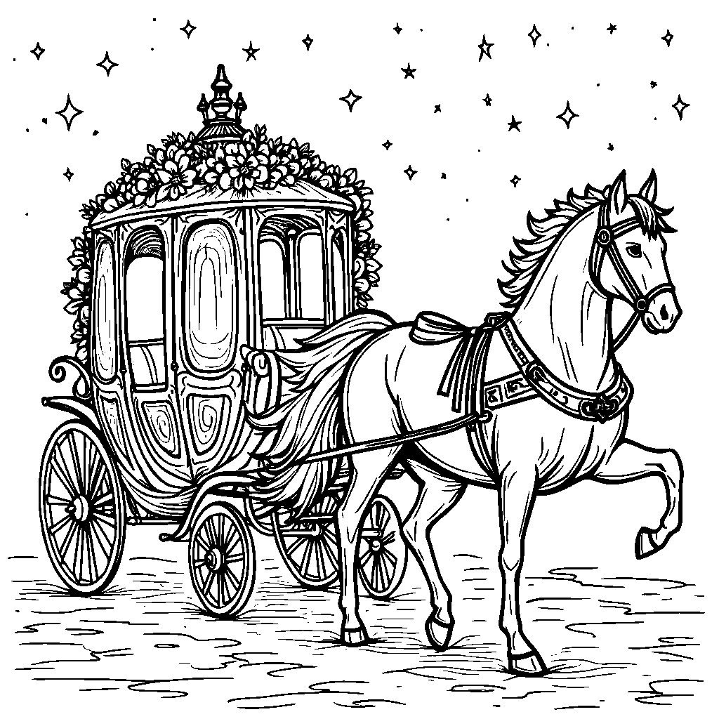 Cinderella's Royal Horse-Drawn Carriage