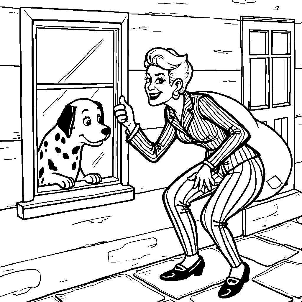 Cruella de Vil's Dalmatian Heist