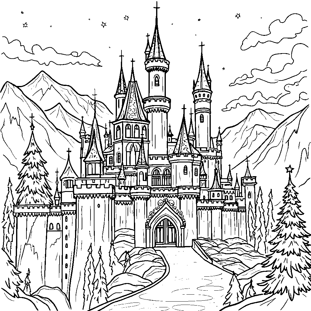 Elsa's Ice Palace in Arendelle