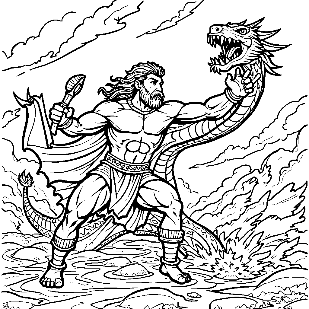 Hercules Fighting the Hydra