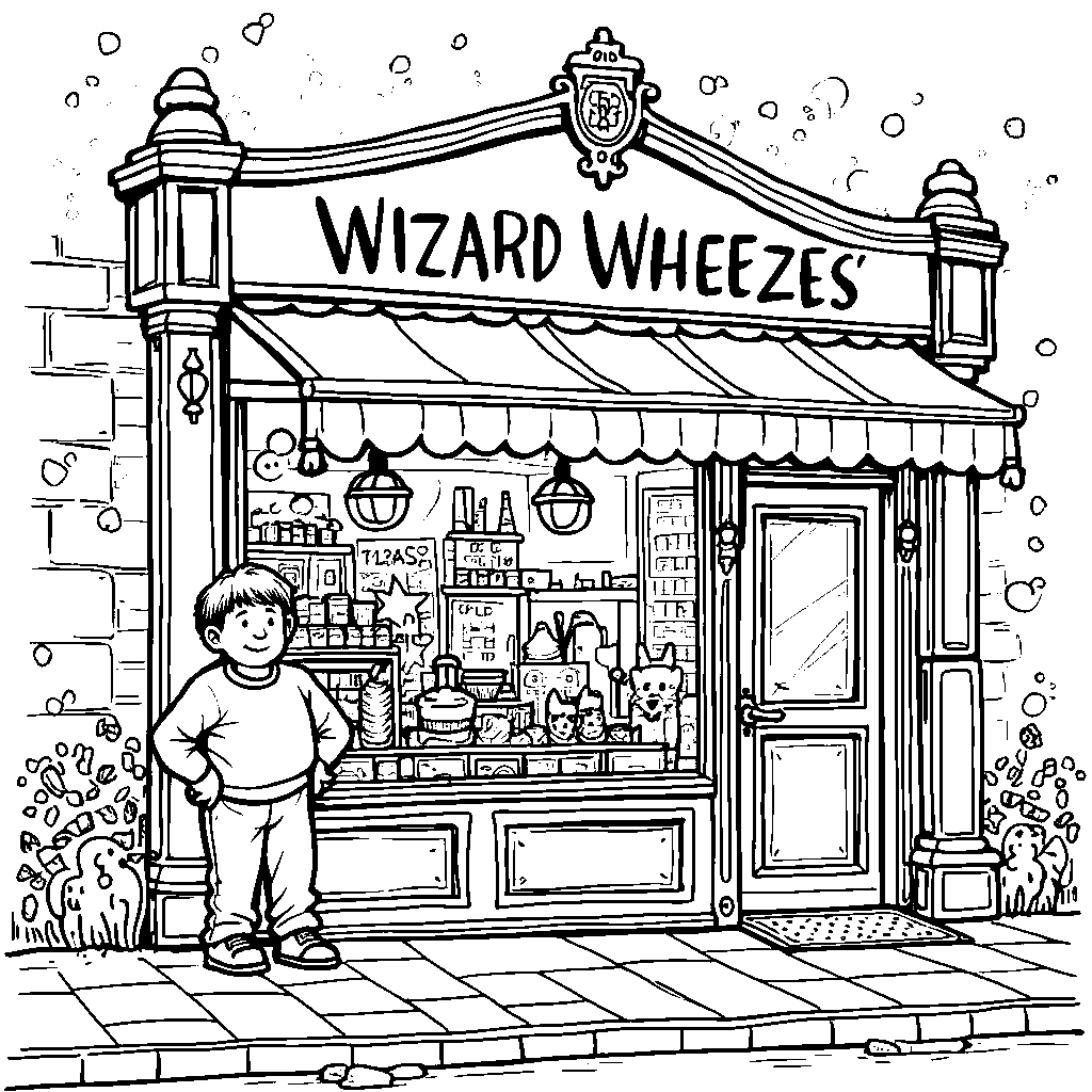 The Weasley twins' joke shop, Weasleys' Wizard Wheezes