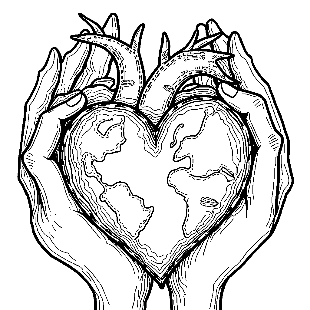 A Big Heart Hugging the Earth