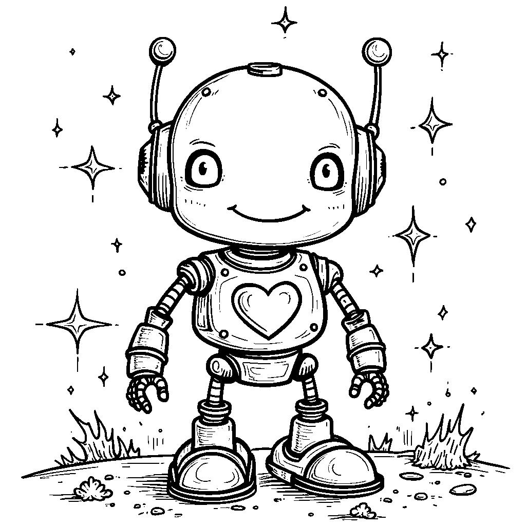 A Robot with a Heart on Its Chest