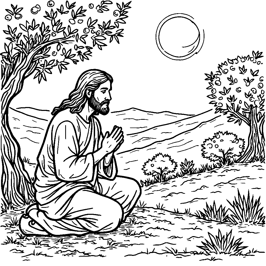 Jesus in the Garden of Gethsemane