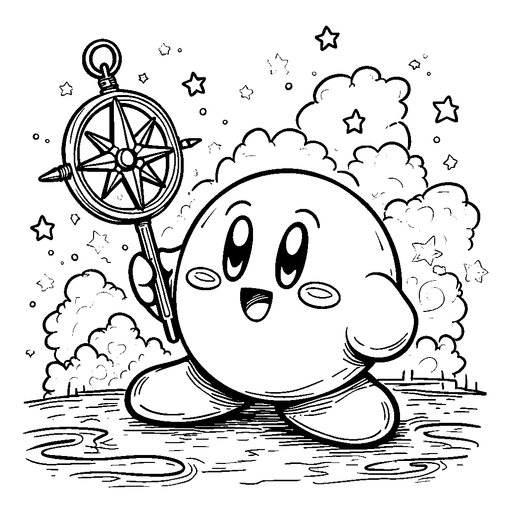 Kirby's Colorful Quest: Navigating Imagination