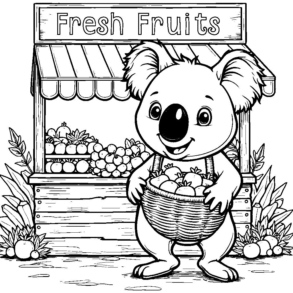 Koala's Fruitful Adventure