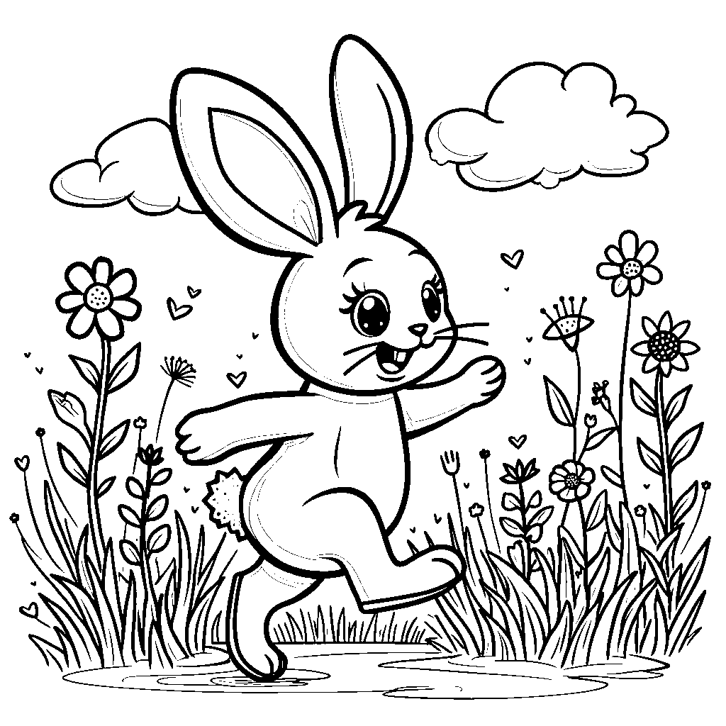 Hopping into Spring: A Bunny's Delight