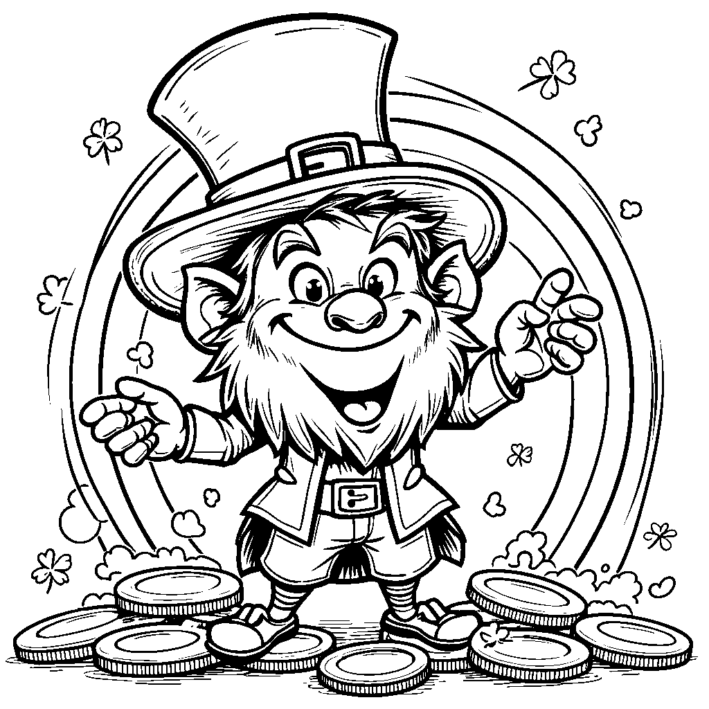 Leprechaun's lucky coin