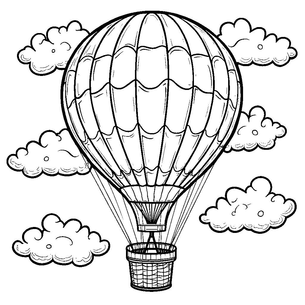 Shamrock-shaped hot air balloon