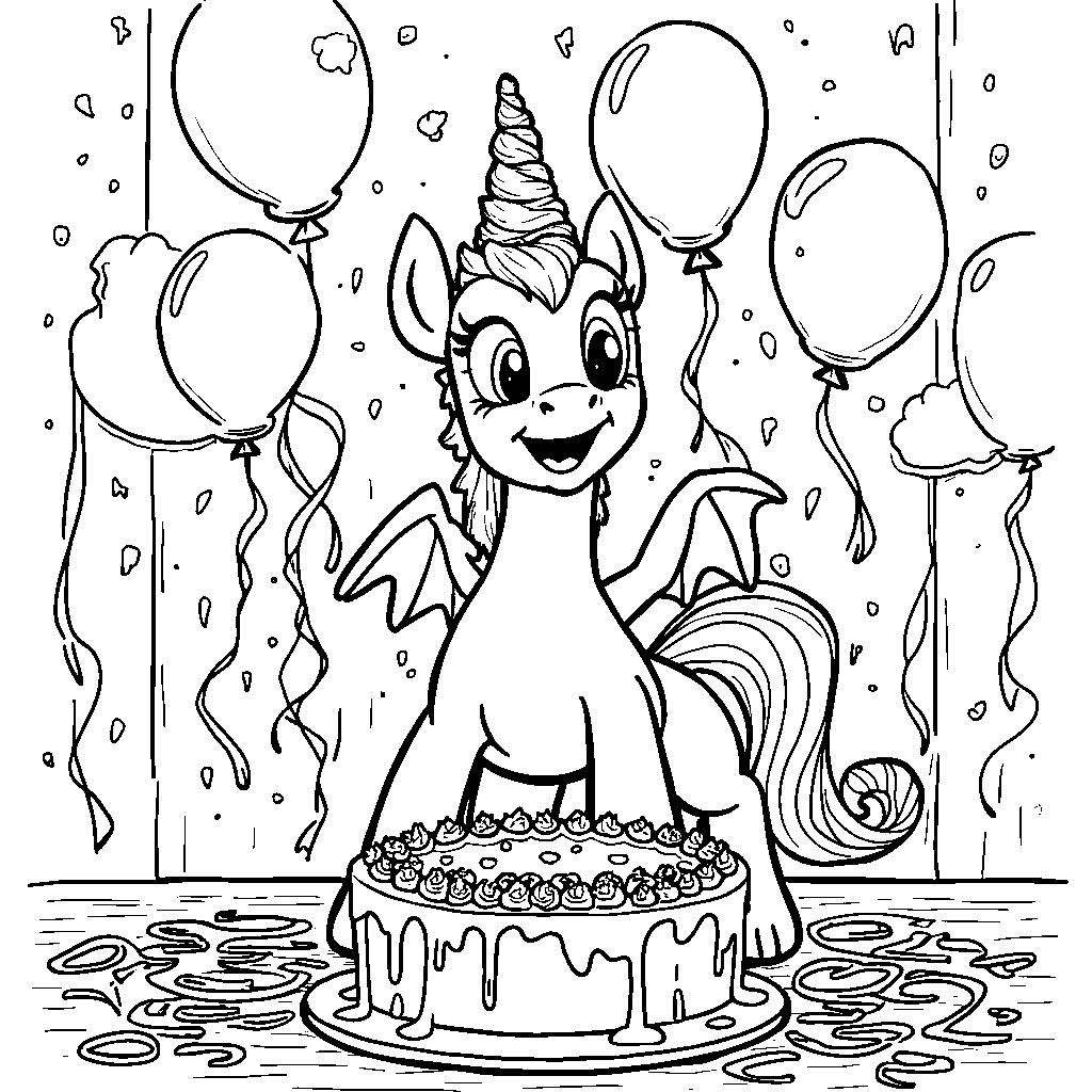 Mischief in Ponyville: Discord's Party Prank