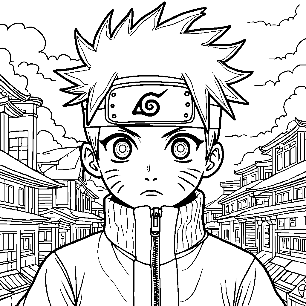 A ninja headband with the Uzumaki symbol