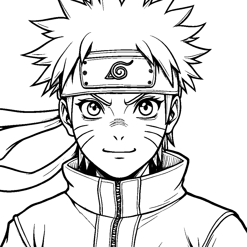 A ninja mask with Naruto's eyes peeking out