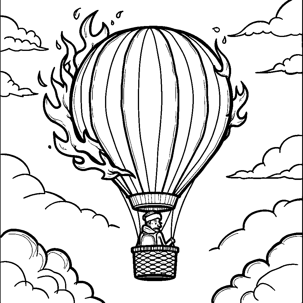 Kai's Blazing Hot Air Balloon