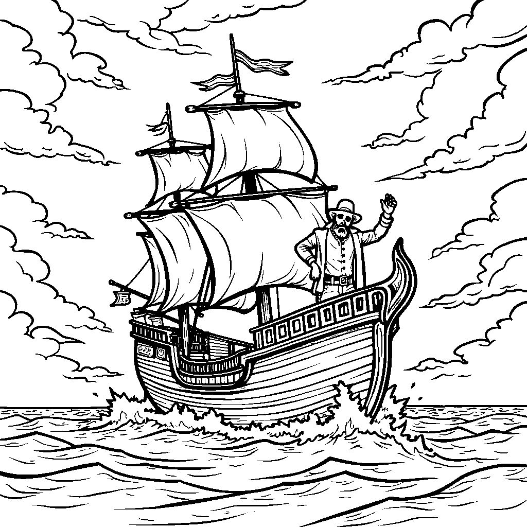 Morro's Ghost Ship Sailing