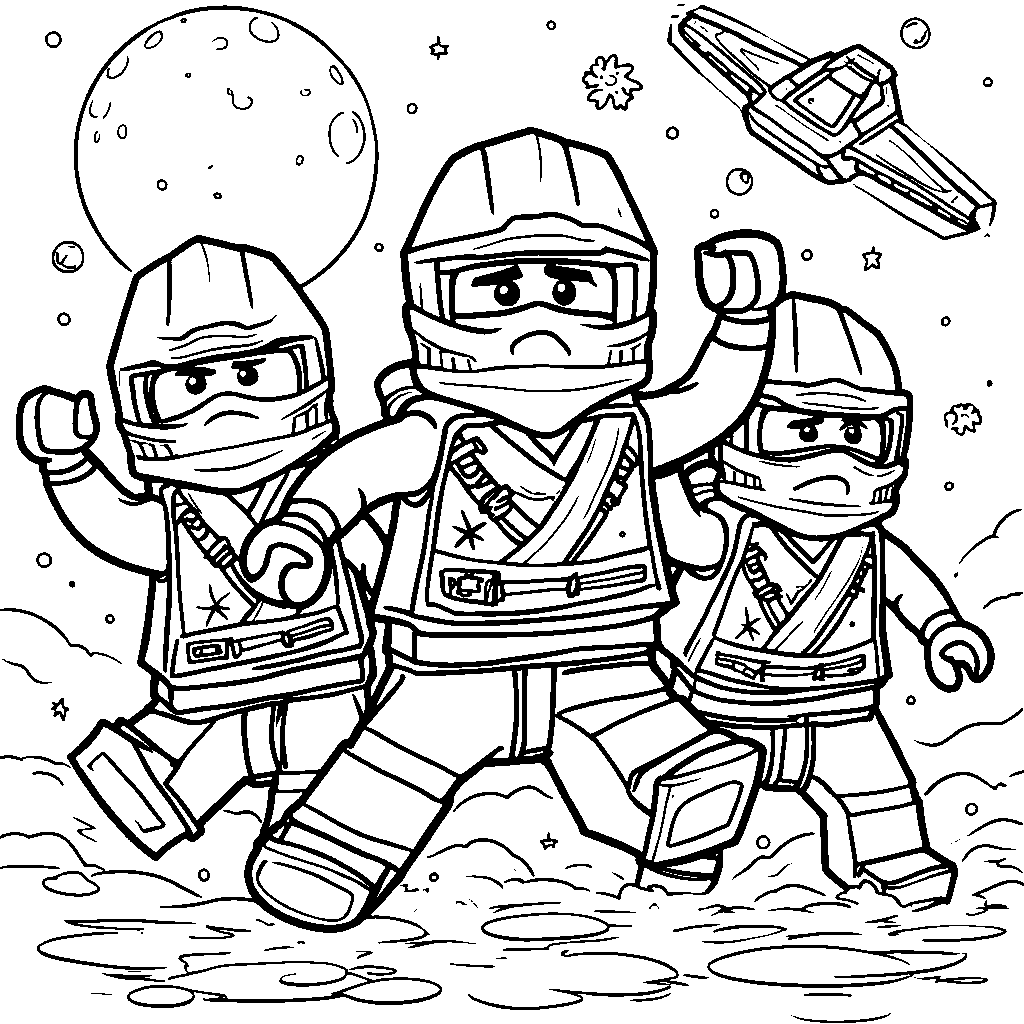 Ninjago Ninja Team in Space Suits