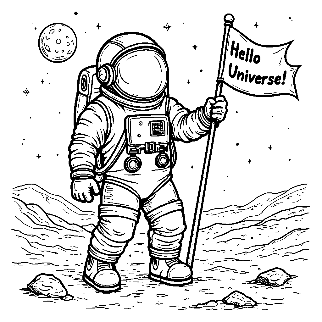 Astronaut on the Moon