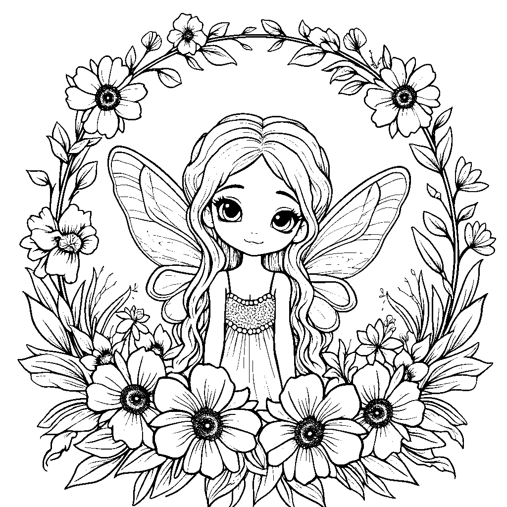 Whispers of Wonderland: A Flower Fairy's Delight