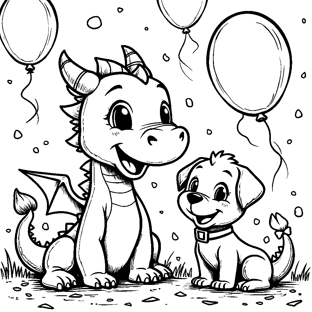 Unlikely Friends: A Dragon's Playdate