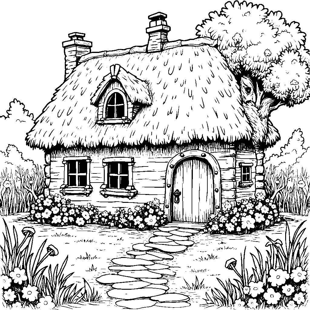 Eeyore's house in the Hundred Acre Wood