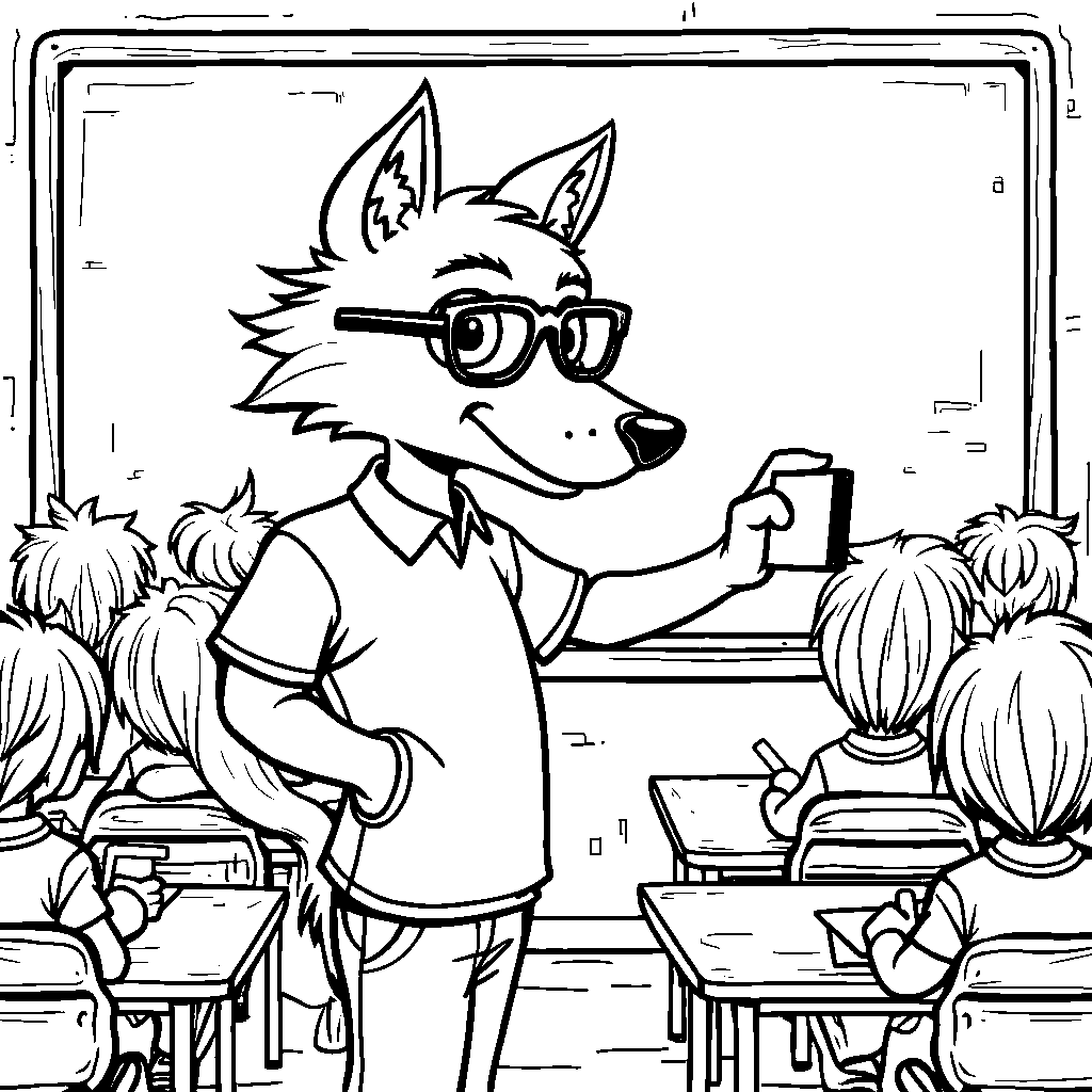 A wolf as a teacher