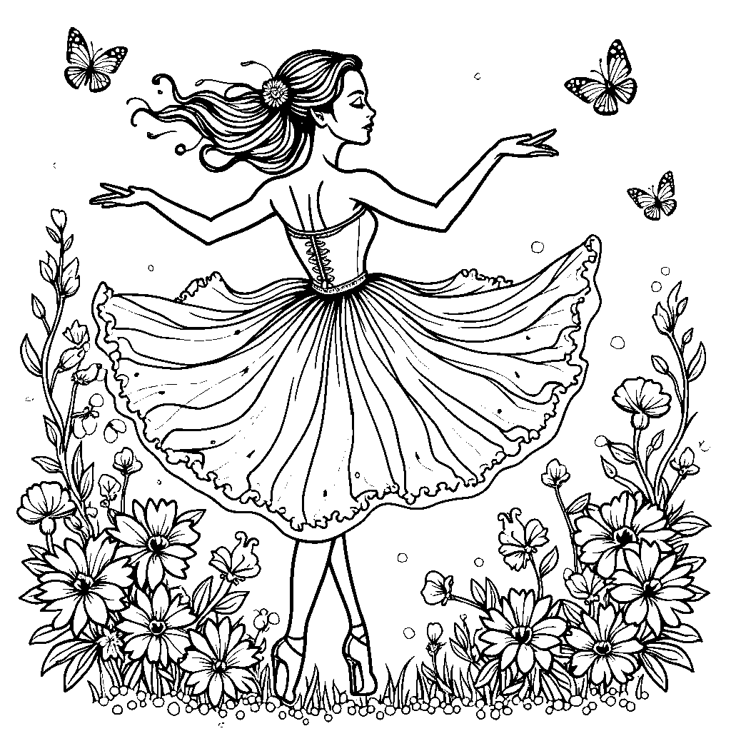 Woman Dancing the Ballet