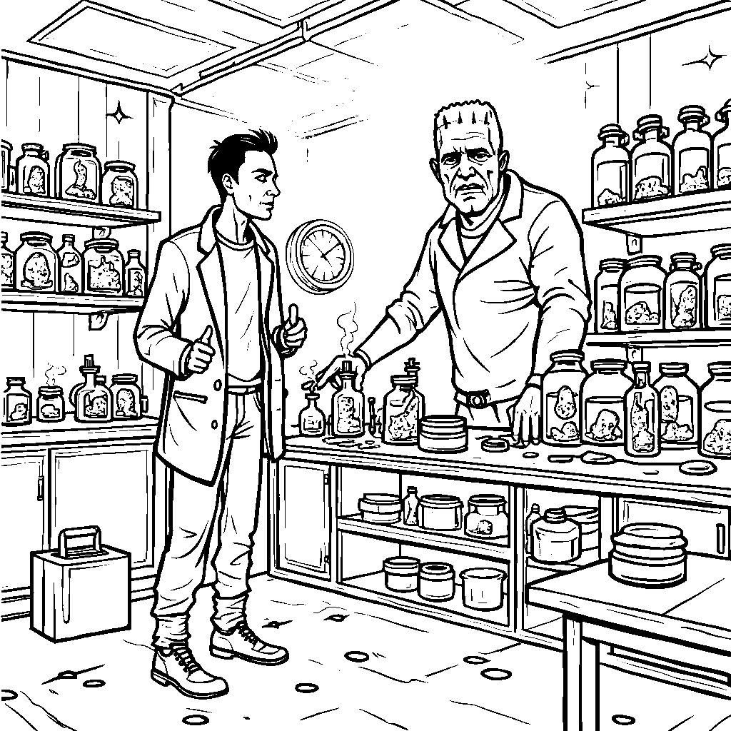 A Frankenstein Monster's Laboratory