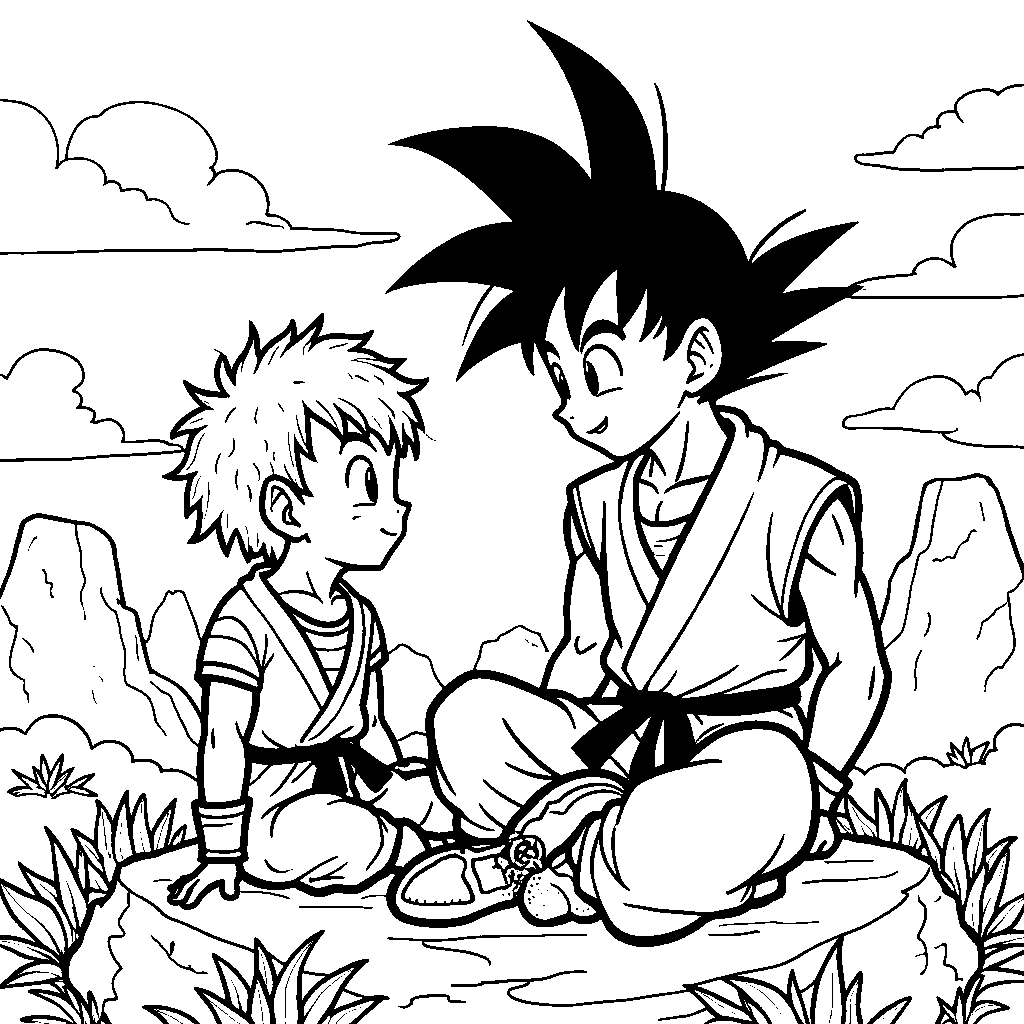 A Bond Beyond Training: Piccolo and Gohan's Heartfelt Moment