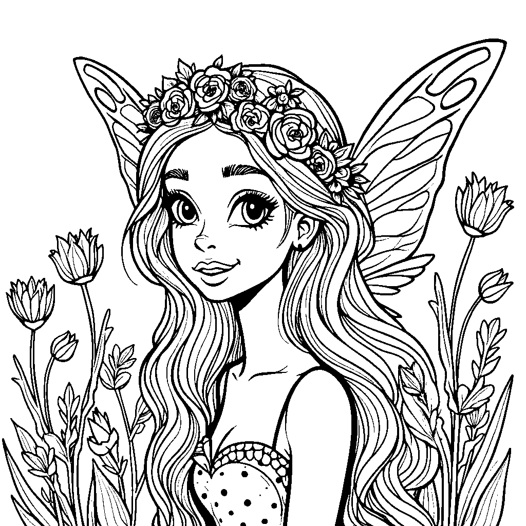 A flower crown for a fairy or princess