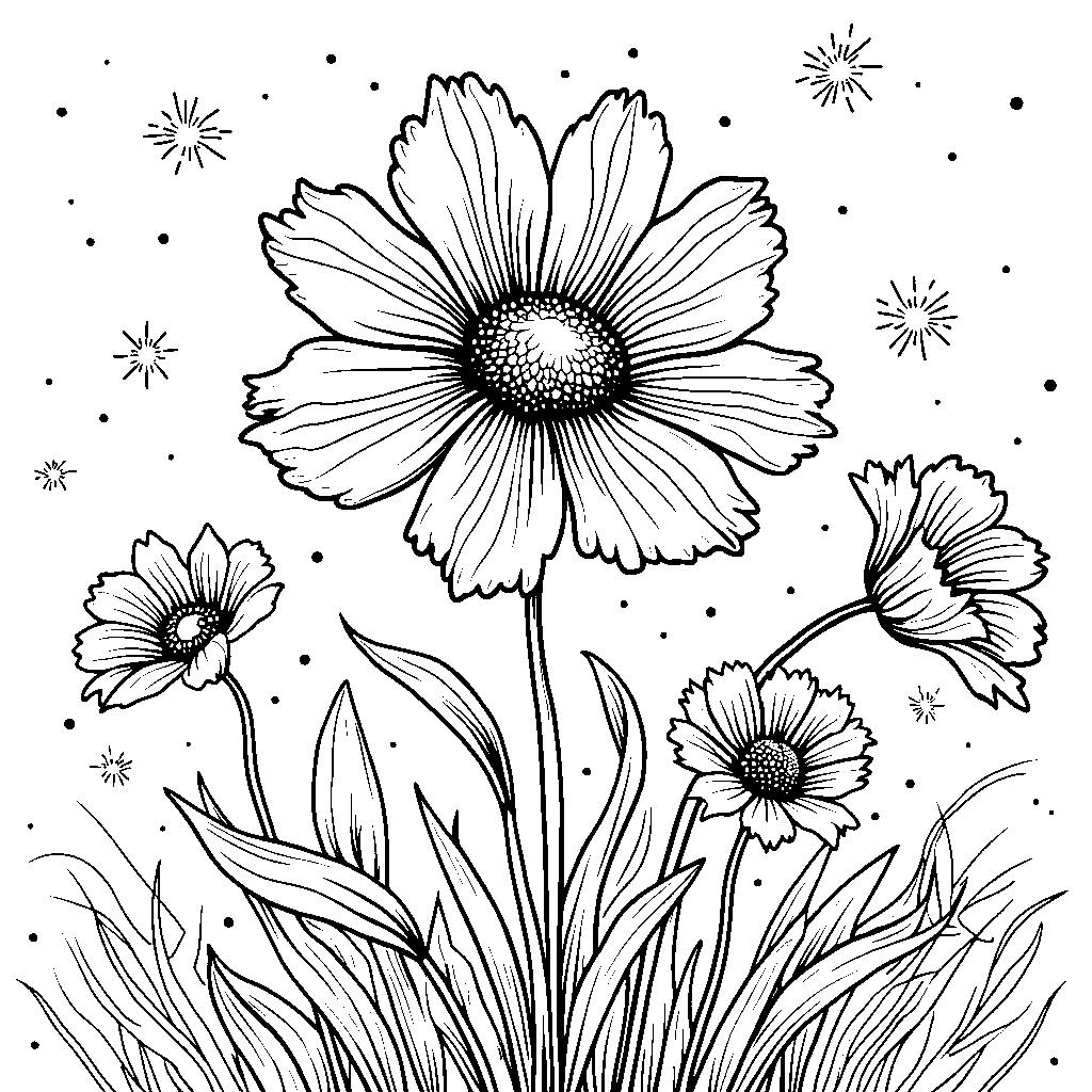 A flower in a magical or fantasy setting