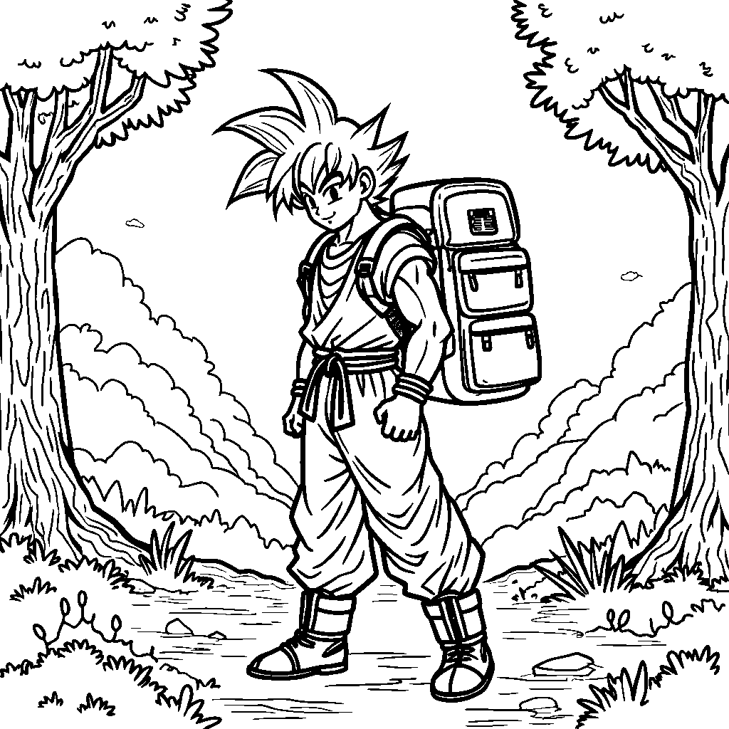 Goku Goes Camping: A Fun Adventure!