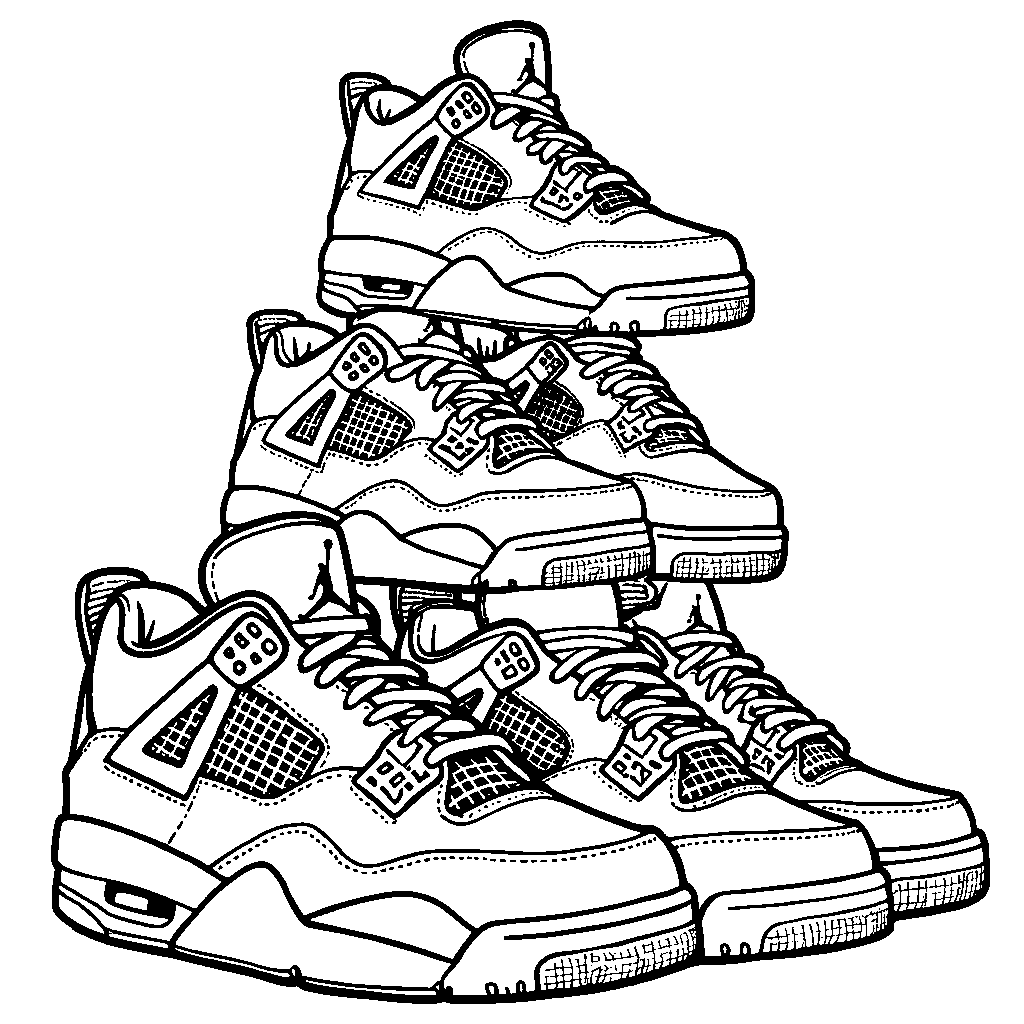 Sole Mates: The Pyramid of Air Jordan 4s