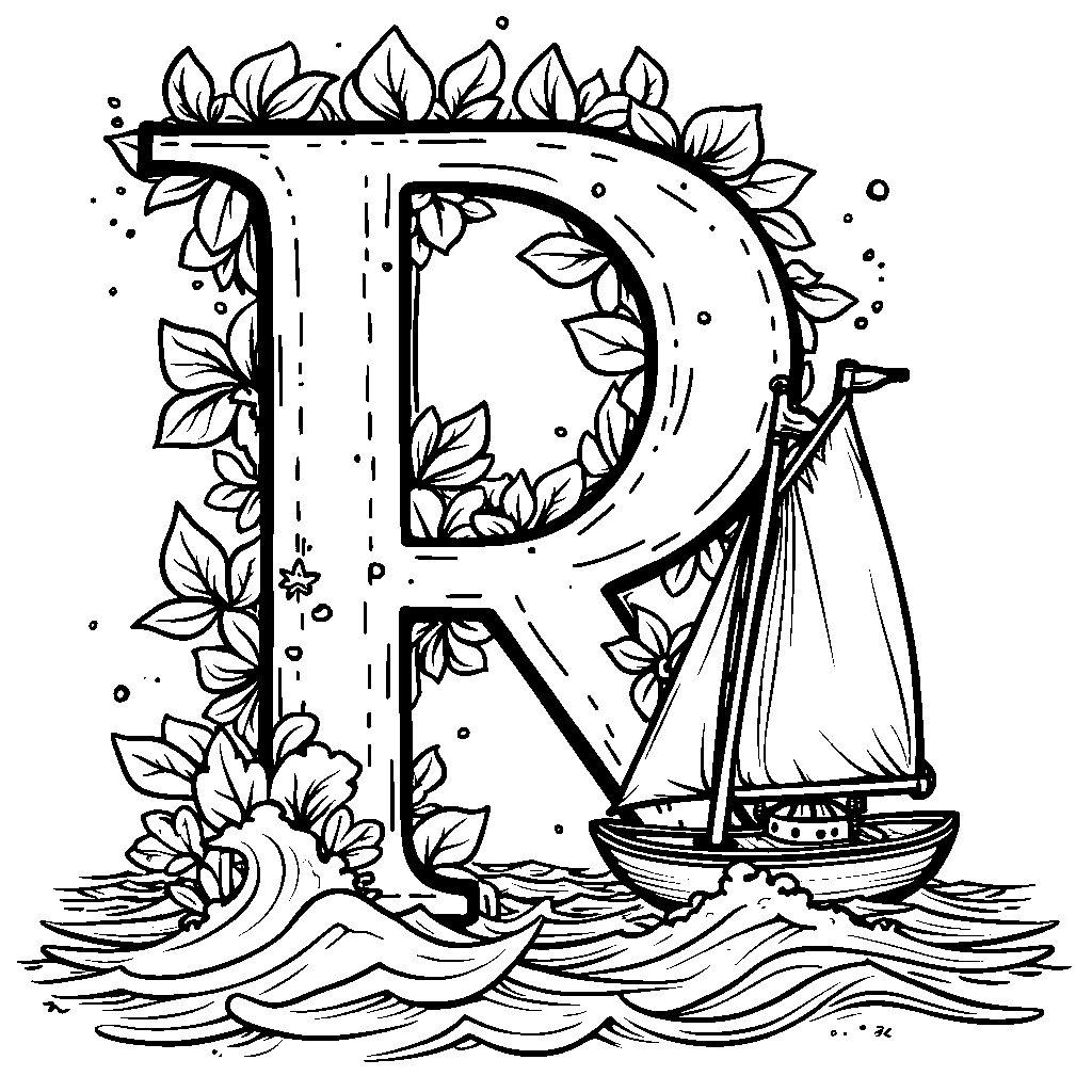 Sailing Adventure: The Letter R Takes to the Waves!