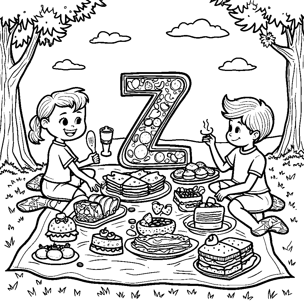 A Whimsical Family Picnic with a Z-Twist