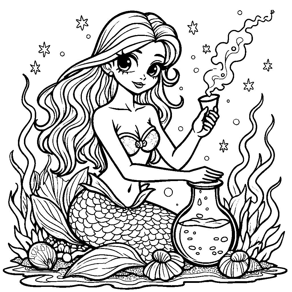 Underwater Magic: A Mermaid's Secret Recipe