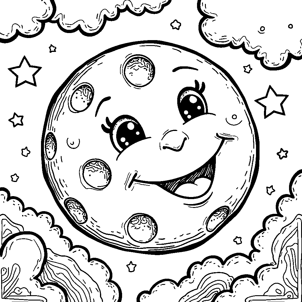 The Happy Face of the Moon