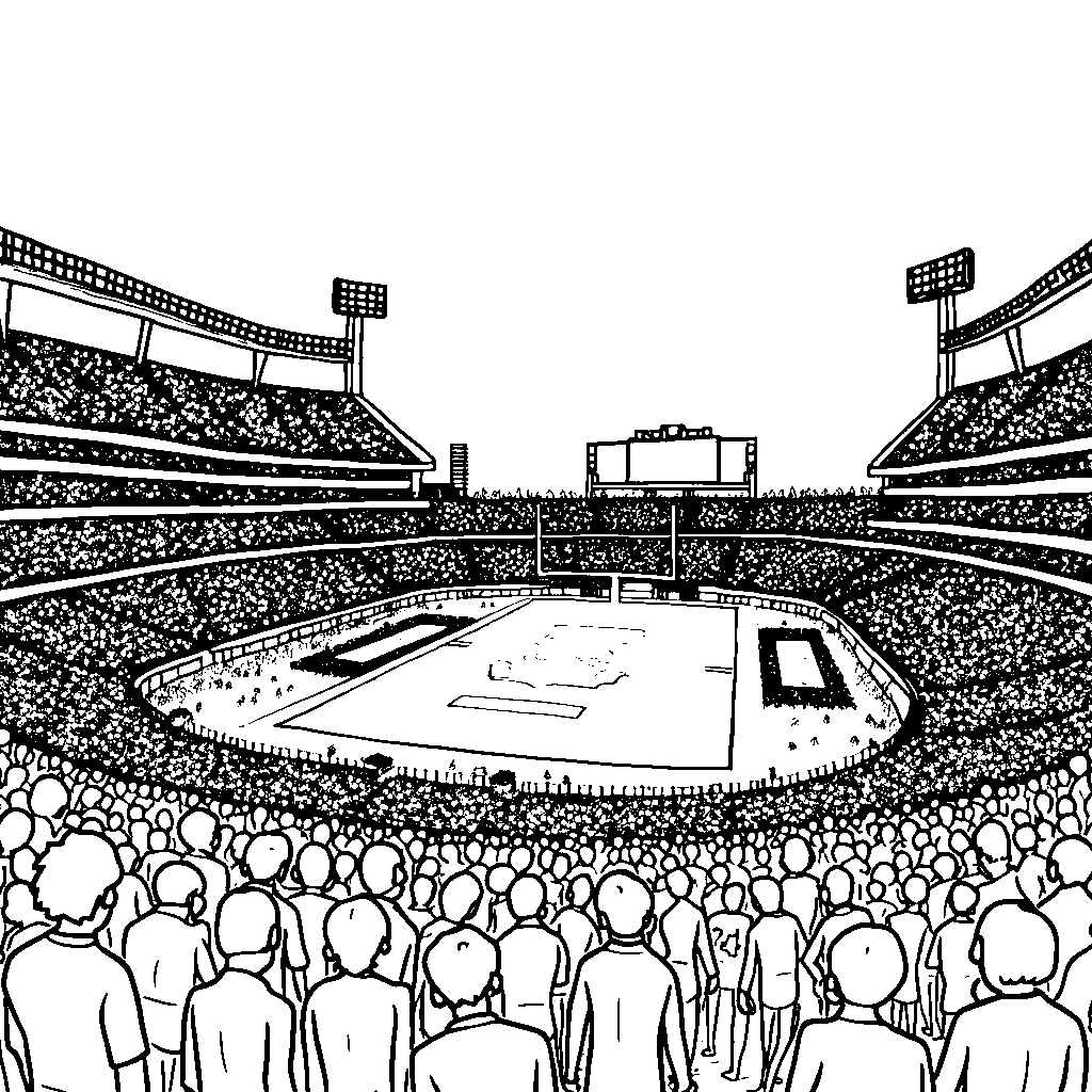 A football stadium scene with Patrick Mahomes leading the team from the sidelines