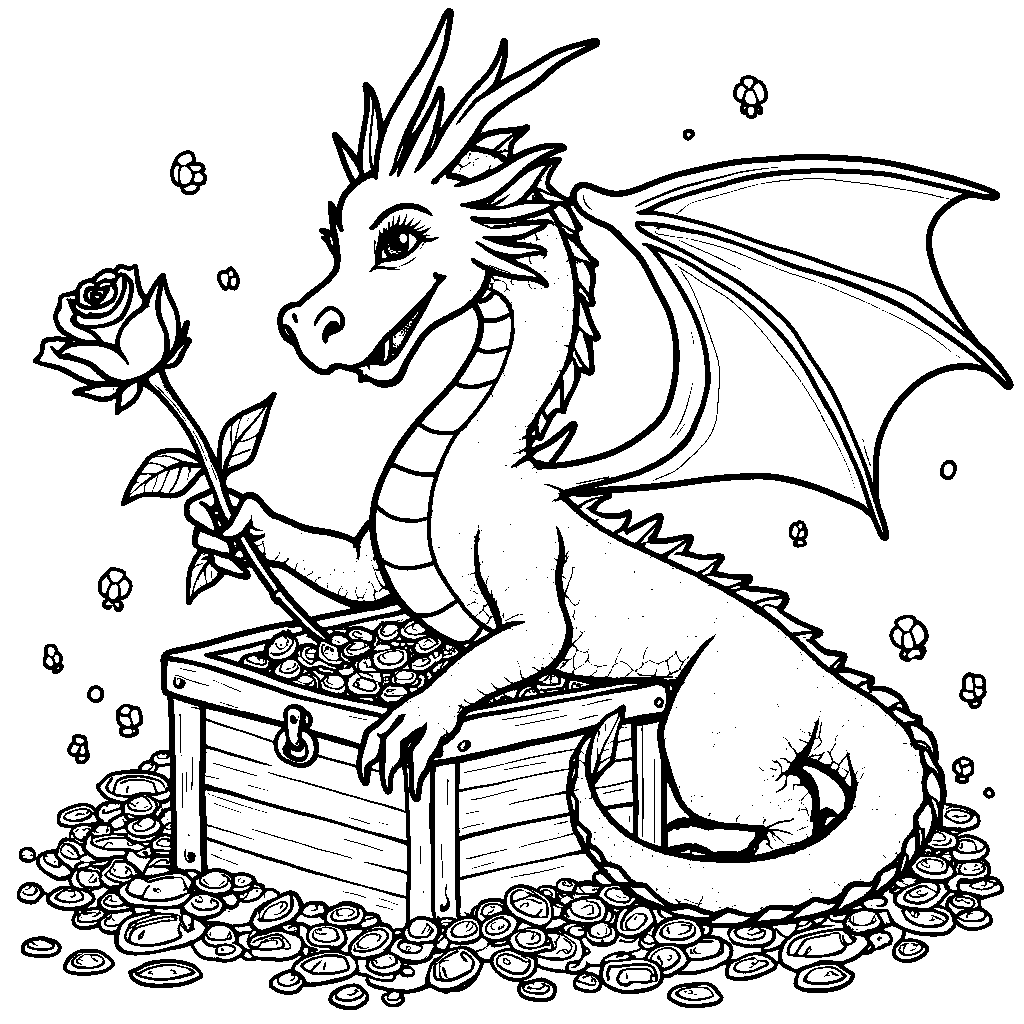 A rose in a dragon's hoard