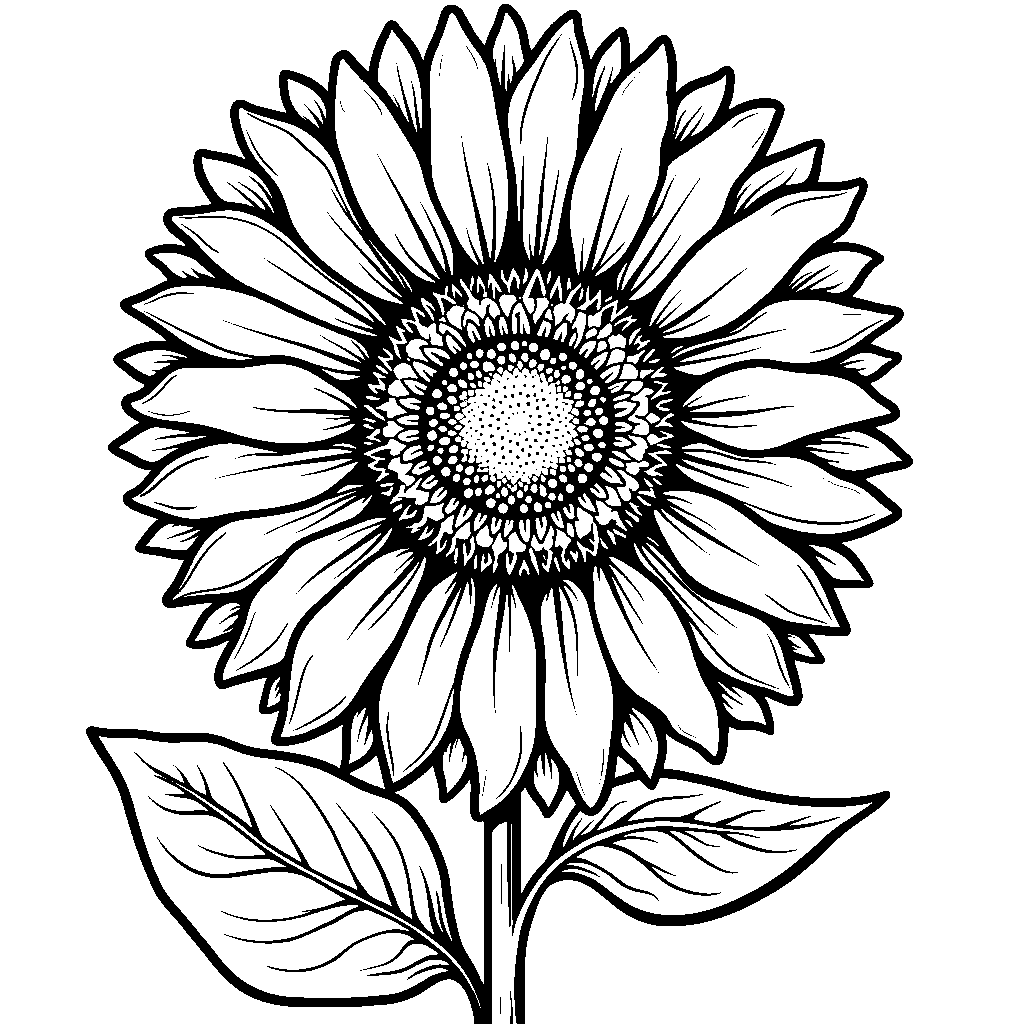 A sunflower with petals arranged to create the letter T