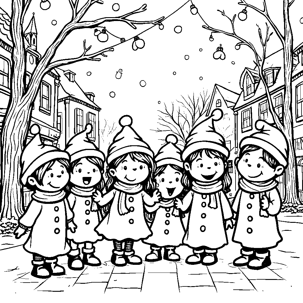 The Whoville Choir Singing Carols